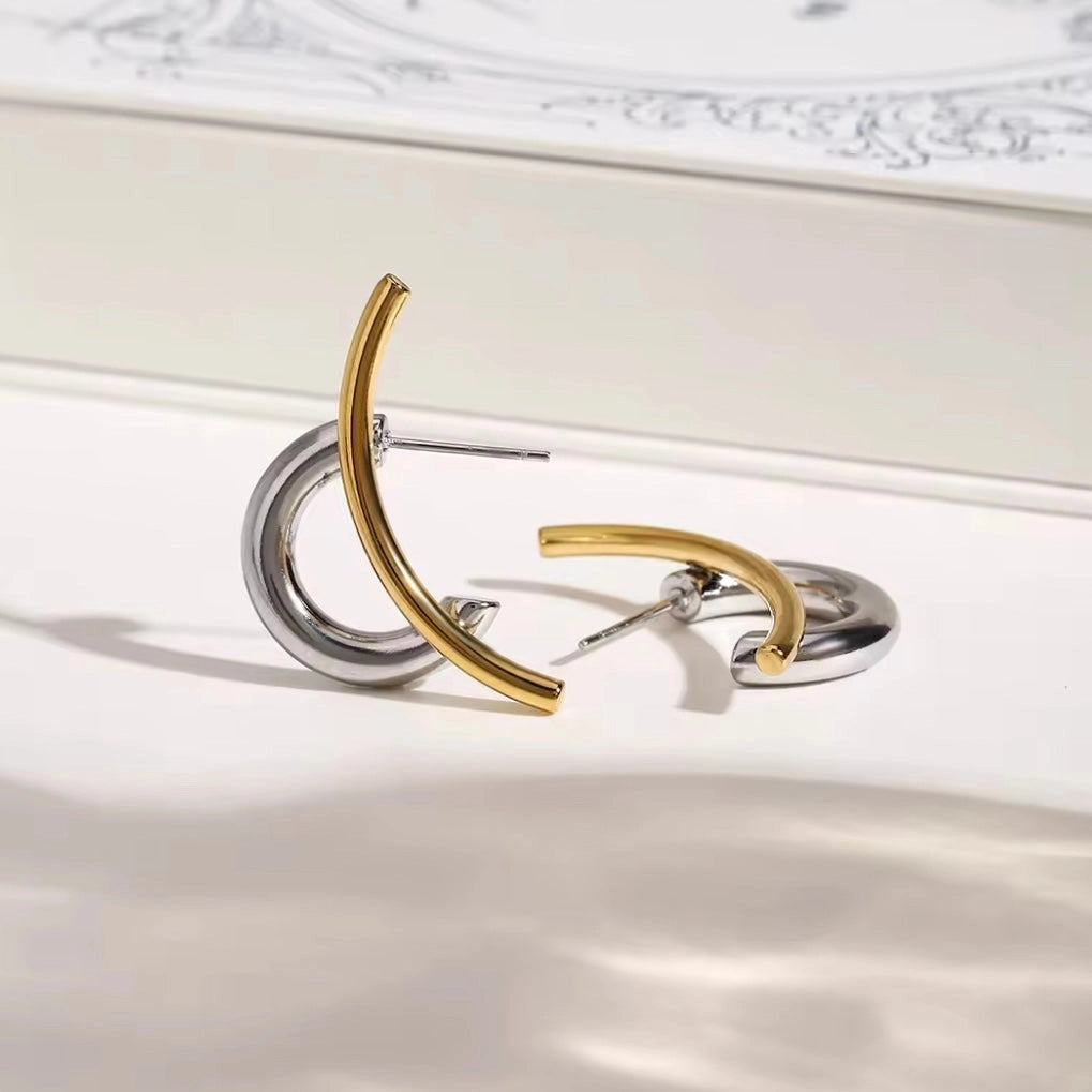 Carmen Statement Hoops product flat lay