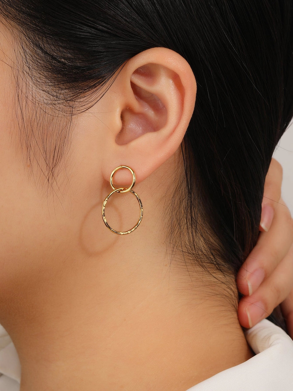 Pam | Double Circle Earrings