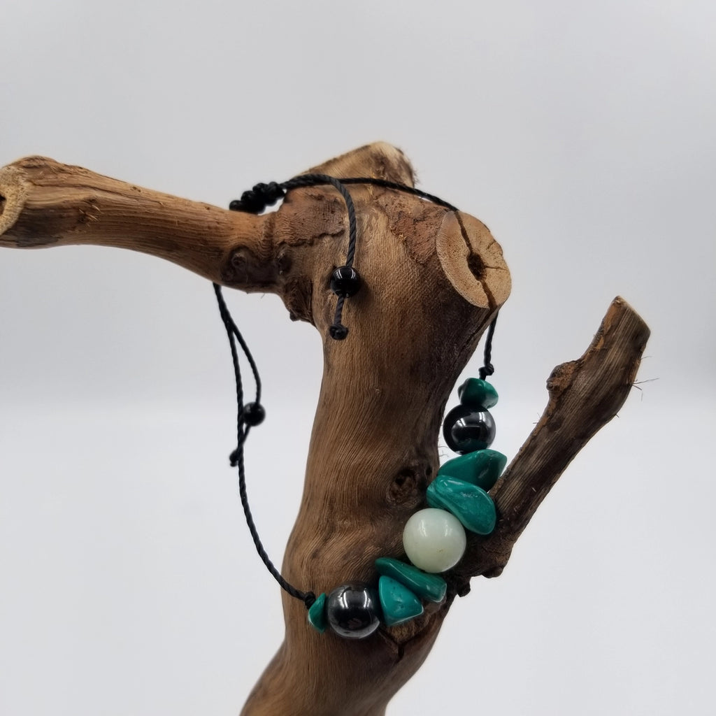 Sidney Natural Malachite Encourage Bracelet - Believe You Can
