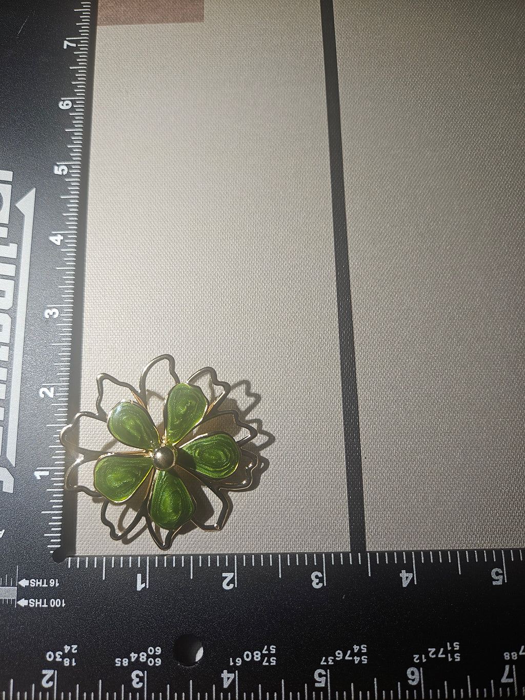 Brooklyn High-End Gold Green Flower Earrings